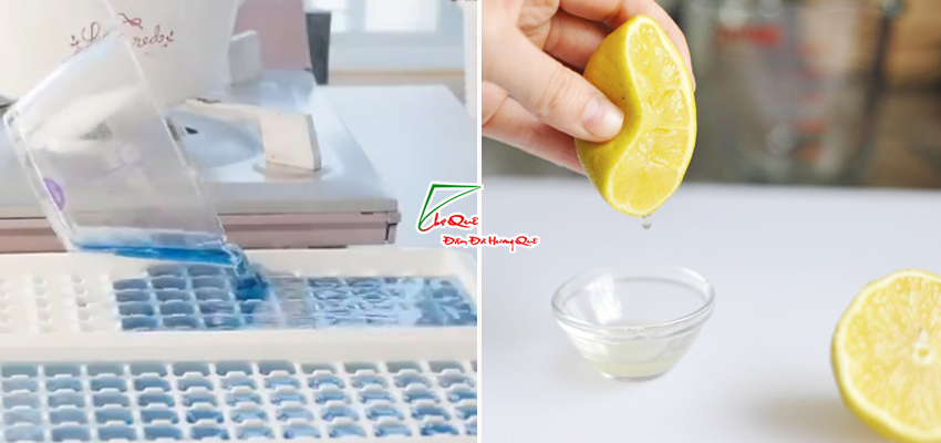 Chuẩn bị đ&aacute; hoa đậu biếc v&agrave; nước cốt chanh